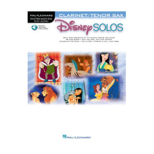 Disney Solos Clarinet or Tenor sax (Book/Online Audio)